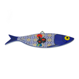 Galo de Barcelos  Sardine Sardinha Ceramica Made Portugal Wall Hanging Cork Back