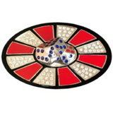 Men Women's Metal Belt Buckle Lucky Dice Casino Bling Las Vegas Craps Buckles