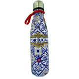 Stainless Steel Insulated Portugal Portuguese Natas Tiles Souvenir Water Bottles
