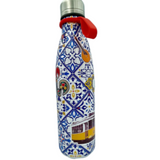 Stainless Steel Insulated Portugal Portuguese Natas Tiles Souvenir Water Bottles