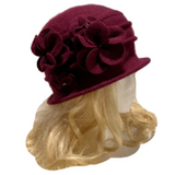 Women Winter Warm Beret Hat Vintage French Style Soft Wool Cap Beanie Hat Autumn