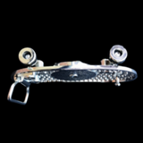 Skull Spinner Skater Skateboard Belt Buckle Rotating Wheels Outdoor Sports New