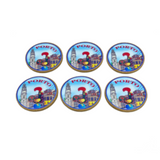 Traditional Imagery Porto Portugal Cityscape Coaster Set of 6 Piece Souvenir