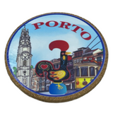 Traditional Imagery Porto Portugal Cityscape Coaster Set of 6 Piece Souvenir
