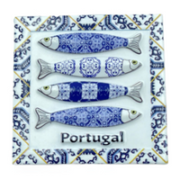 Fridge Magnet Sardine Sardinhas Souvenir from Portugal Portuguese Tile