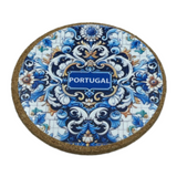 Traditional Tiles Imagery Portugal Cityscape Coaster Set of 6 Piece Souvenir