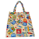 Sardinhas Sardine Portugal Portuguese Souvenir Double Sided Tote Bag 100% Cotton