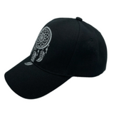 Atrapasueños indio nativo rojo con gorro de plumas