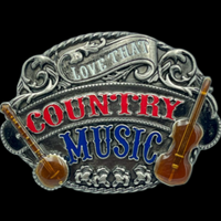 Boucle de ceinture amour musique country Banjo guitare musicien boucles de ceintures occidentales