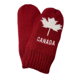 Red Mapleleaf Canada Canadian Fashion Warm Winter Unisex Mittens Mitt Mitts