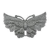Boucle de ceinture papillon en strass, ceintures à boucles larges pour femmes
