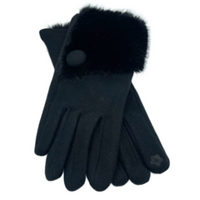 Women's Winter Gloves Touchscreen Soft Warm Faux Fur Fashion