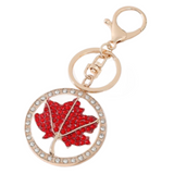 Red Bling Rhinestone Fashion Keychain Purse Pendant Charm