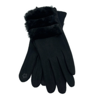 Women's Winter Gloves Touchscreen Soft Warm Faux Fur Fashion