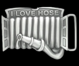 I love Hose Funny Humor Belt Buckles