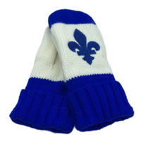 Quebec Fleur De Listen Lys Mitten Fashion Warm Winter Unisex Mittens Mitt Mitts