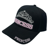 Princess Tiara Women's Embroidered Baseball Cap Hat