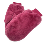 Women Soft Plush Warm Gloves Winter Fluffy Thicken Warm Mittens Faux Fur