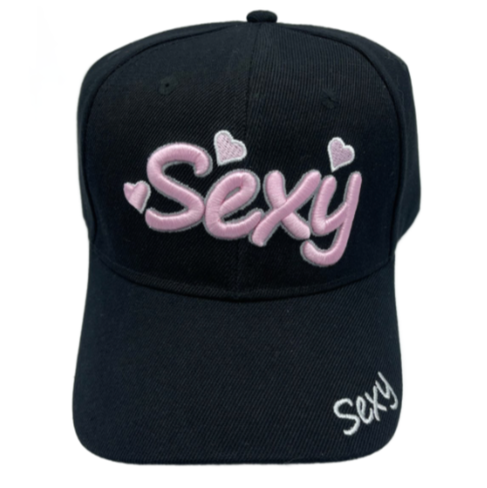 Sexy Hearts Embroidered Women's Baseball Cap Hat