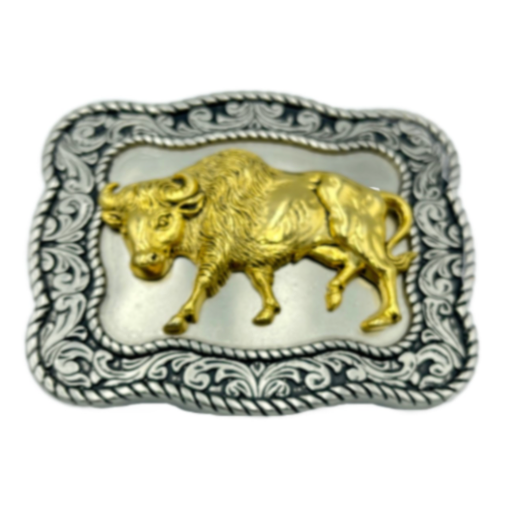 Buffalo Bisson Western Cowboy Cowgirl Belt Buckle Buckles