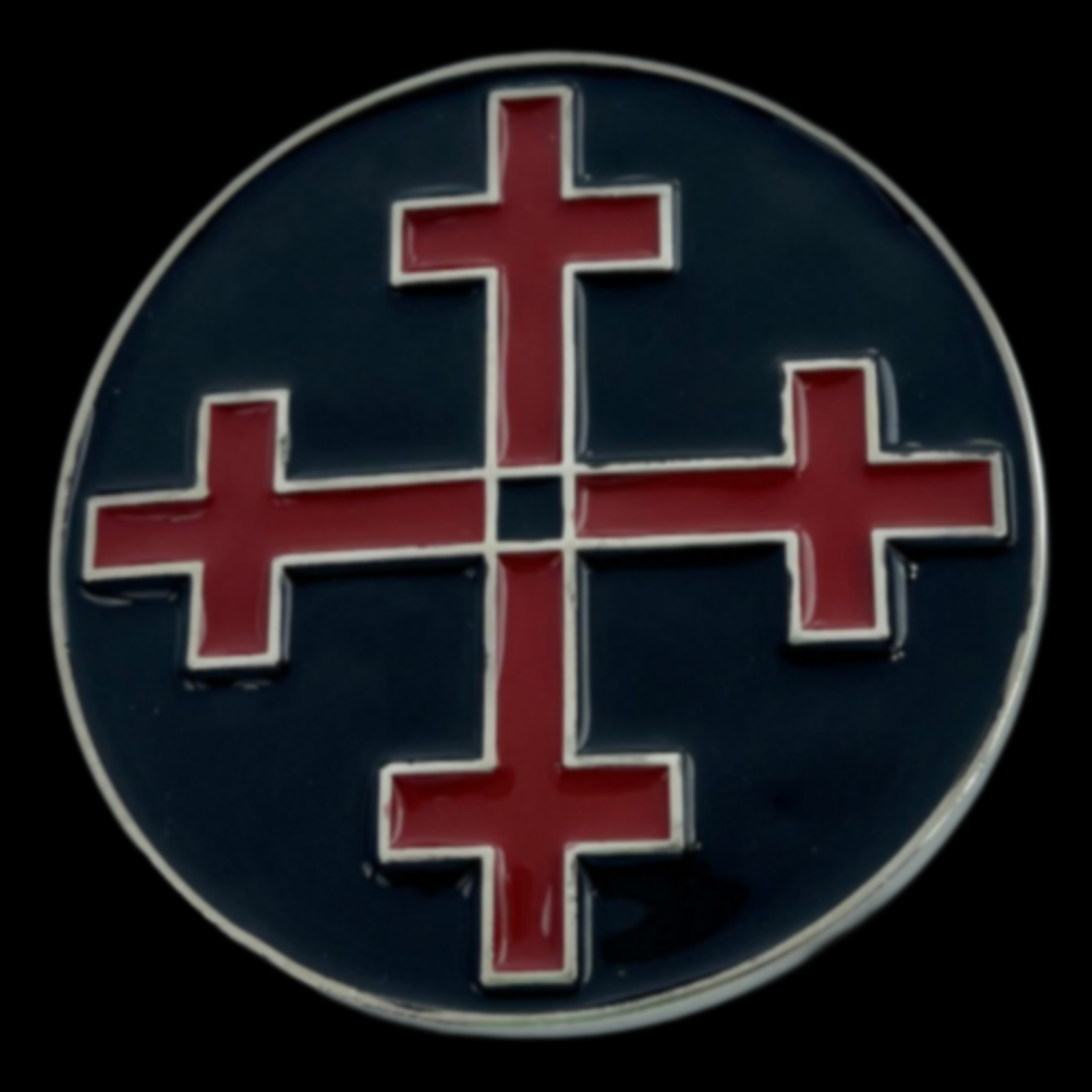 4 Crosses Religious Religion Bottle Opener Belt Buckle