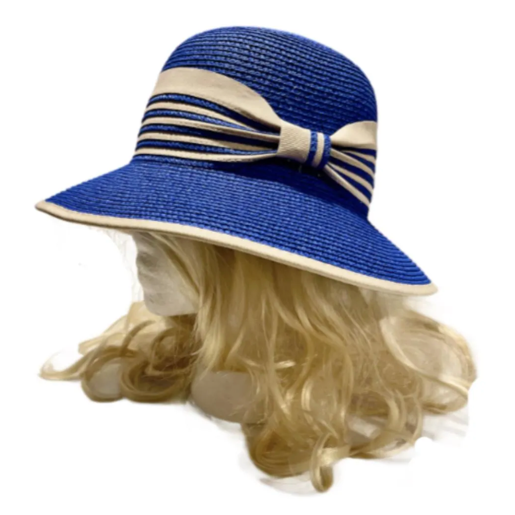 Summer Floppy Straw Hat Women Ladies Wide Brim Beach Hat Sun Foldable Cap