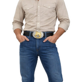 Boucle de ceinture de cheval, fer à cheval occidental, rodéo, chevaux de Cowboy, grandes boucles