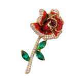 Blooming Rose Flower Fashion  Brooch Pin Women's Fashion Accessory