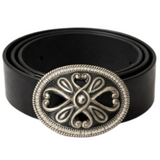 Hearts Belt Buckle Rhinestone Flower Women Fashion Style