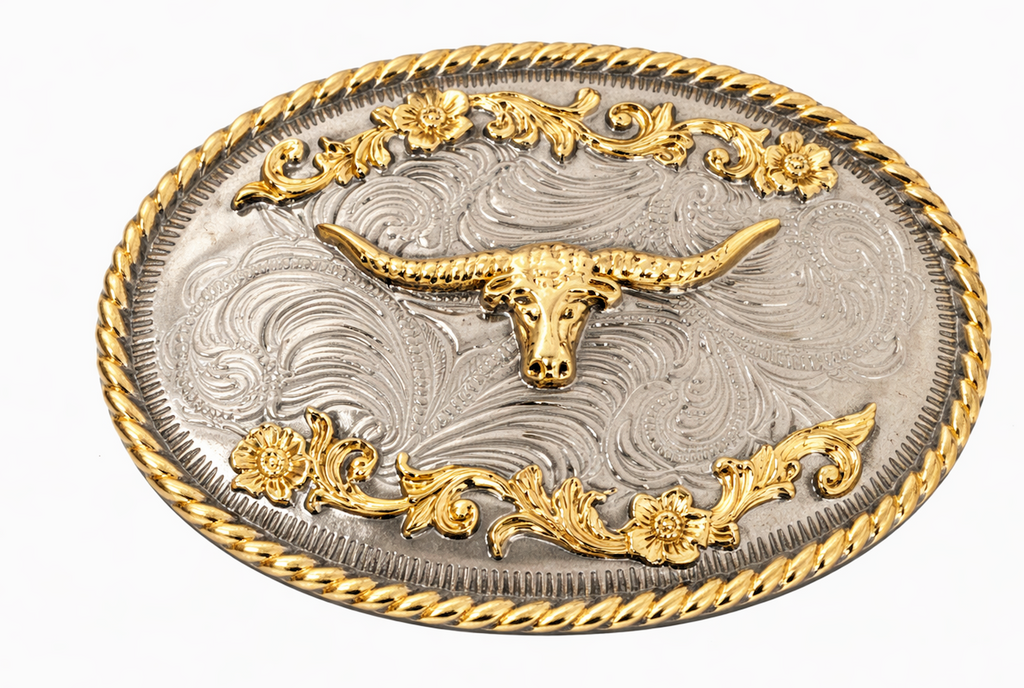 Boucle de ceinture Longhorn Western Ranch Cowboy Cowgirl Texas Longhorns boucles de ceinture