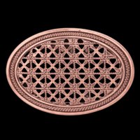 Vaquera Western Flower Floral Eternity Knot Hebilla de cinturón