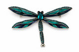 Dragonfly Pin Brooch Vintage Style Women Fashion Jewelry Large & Sparkly