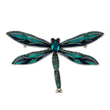 Dragonfly Pin Brooch Vintage Style Women Fashion Jewelry Large & Sparkly