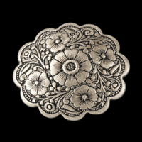 3D Flower Floral Western Brass Belt Buckle Buckles Fleur Boucle De Ceinture