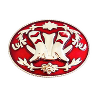 Western Cowgirl Botas vaqueras Ranch Cinturón Hebilla Cinturones Hebillas