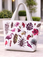 Bolso de mano con cremallera de gran capacidad, bolso de viaje para compras, bolso de hombro, bolso de playa a rayas