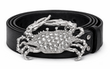 Rhinestone Crab Nautical Ocean Fish Belt Buckles