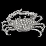 Rhinestone Crab Nautical Ocean Fish Belt Buckles