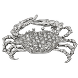 Rhinestone Crab Nautical Ocean Fish Belt Buckles