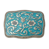 Belt Buckle Western Cowboy Fashion Style Flower Cool Cowboys Belts Buckles