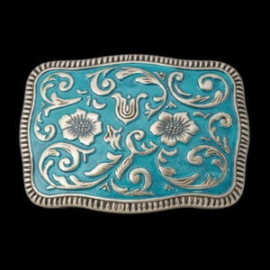 Hebilla de cinturón Vaquero occidental Estilo de moda Flor Cool Cowboys Cinturones Hebillas