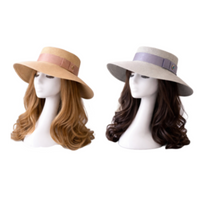 Sombrero flexible de verano y otoño para mujer, sombreros de playa de ala ancha para mujer, gorra plegable para el sol