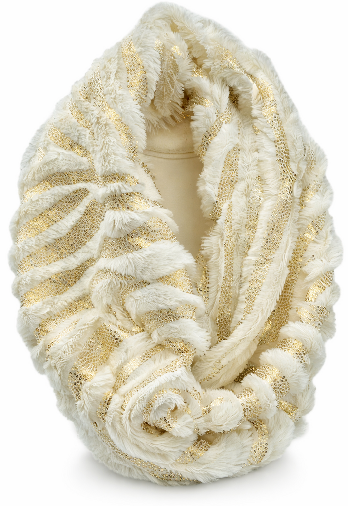 Infinity Plush Écharpe Fausse Fourrure New Soft O/S Femme