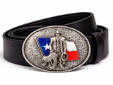 Hebillas de hebilla de cinturón occidental de rodeo vaquero de la bandera de Texas