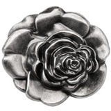 Hebillas de hebilla de cinturón occidental floral rosa floreciente flor