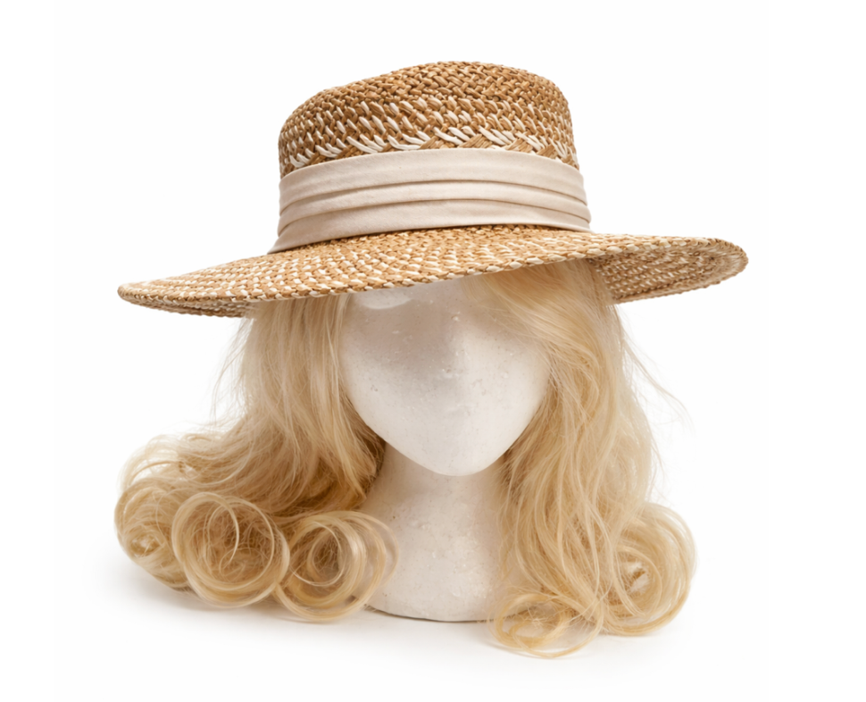 Chapeau de paille d'été femmes dames large bord plage mode chapeau soleil