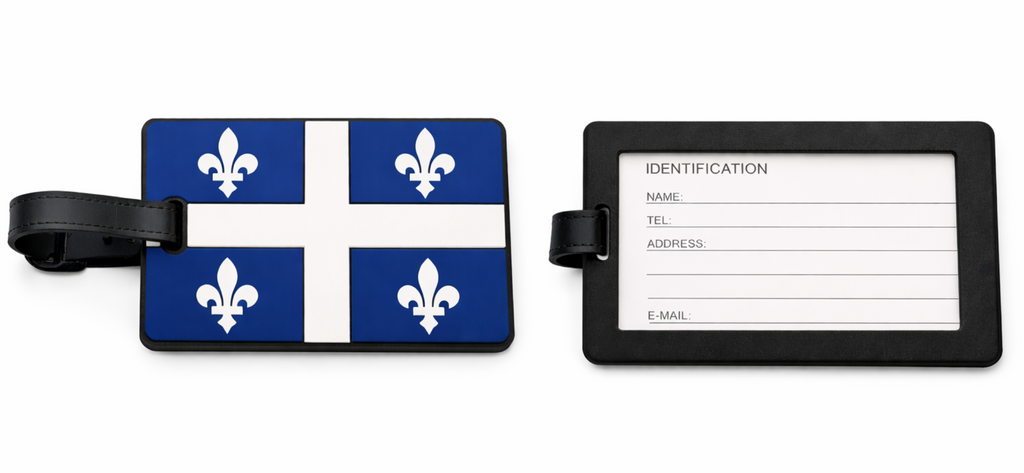 Flag of Quebec Luggage Name Tag