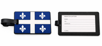 Flag of Quebec Luggage Name Tag