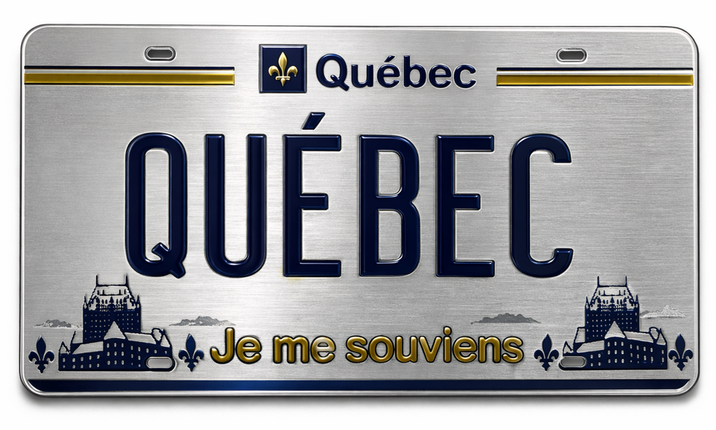 Aimant Souvenir du Québec en Métal Chateau Frontenac Fridge Magnet Souvenir
