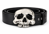 Belt Buckle Skull Punisher Evil Halloween Cool Skeleton Head Buckles Belts